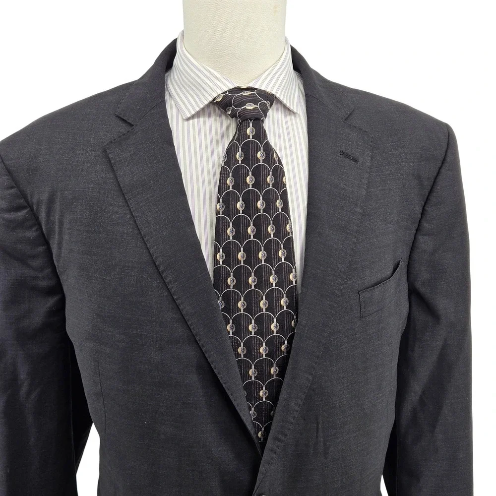 Brooks Brothers 48L Gray Wool Blazer‎ Madison Fit 2 Button Explorer Sport Coat